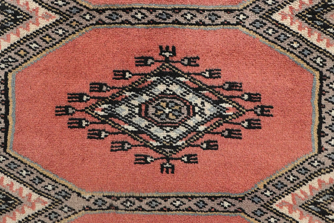 Light Salmon Jaldar 2'  4" x 9'  1" - No. QA72996