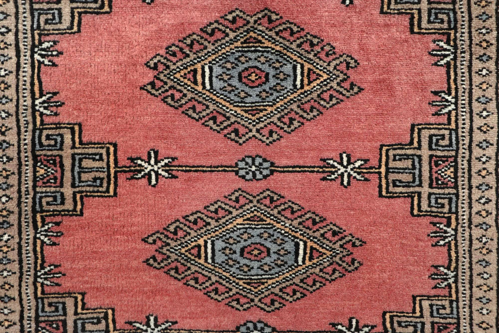Light Coral Jaldar 2' 4 x 8' 8 - No. 58947 - ALRUG Rug Store