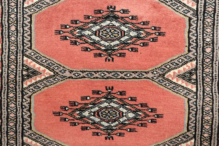 Light Salmon Jaldar 2' 4 x 9' 2 - No. 58952 - ALRUG Rug Store