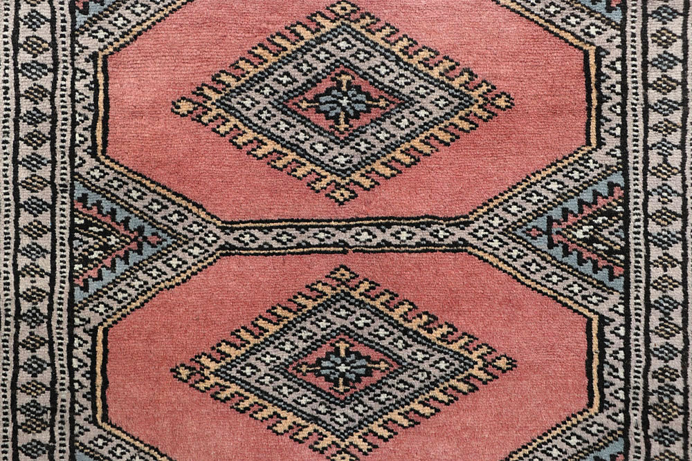 Light Salmon Jaldar 2' 4 x 9' 1 - No. 58954 - ALRUG Rug Store