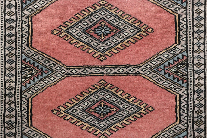 Light Salmon Jaldar 2' 4 x 9' 1 - No. 58954 - ALRUG Rug Store