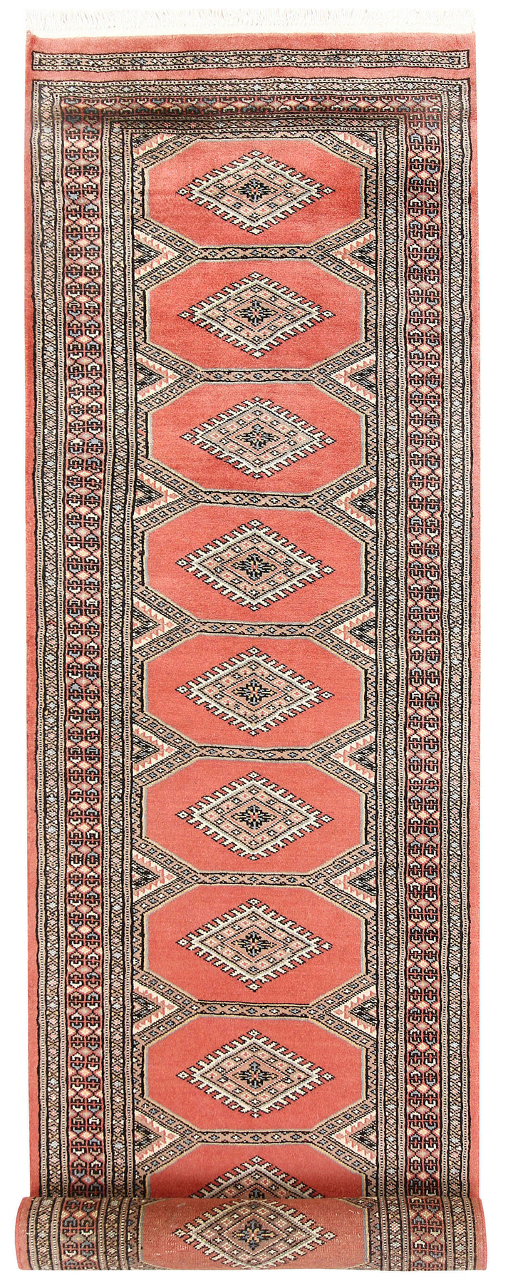 Light Salmon Jaldar 2'  4" x 9'  5" - No. QA19725