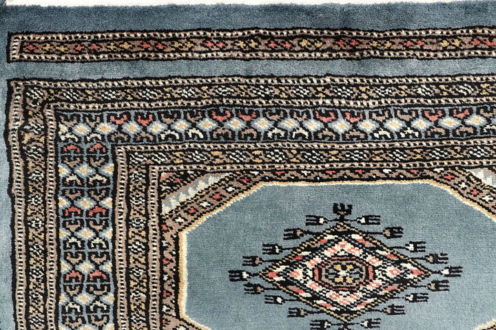 Light Steel Blue Jaldar 2' 4 x 9' 5 - No. 58958 - ALRUG Rug Store