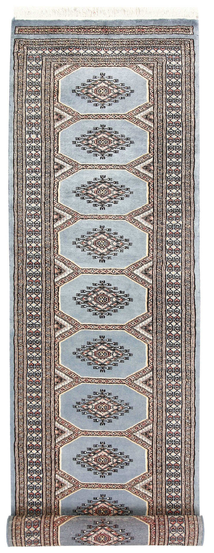 Light Steel Blue Jaldar 2'  4" x 9'  5" - No. QA96295