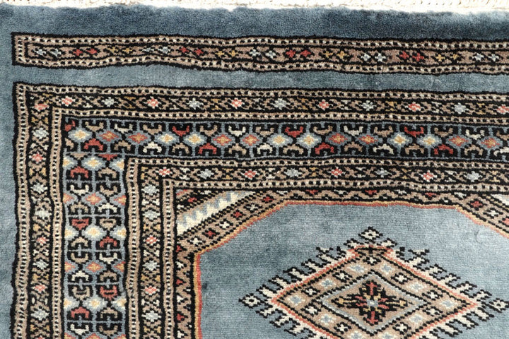 Light Steel Blue Jaldar 2' 4 x 8' 10 - No. 58959 - ALRUG Rug Store