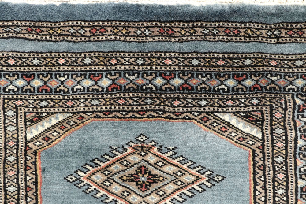 Light Steel Blue Jaldar 2' 4 x 8' 10 - No. 58959 - ALRUG Rug Store