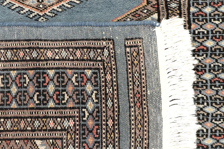 Light Steel Blue Jaldar 2' 4 x 8' 10 - No. 58959 - ALRUG Rug Store