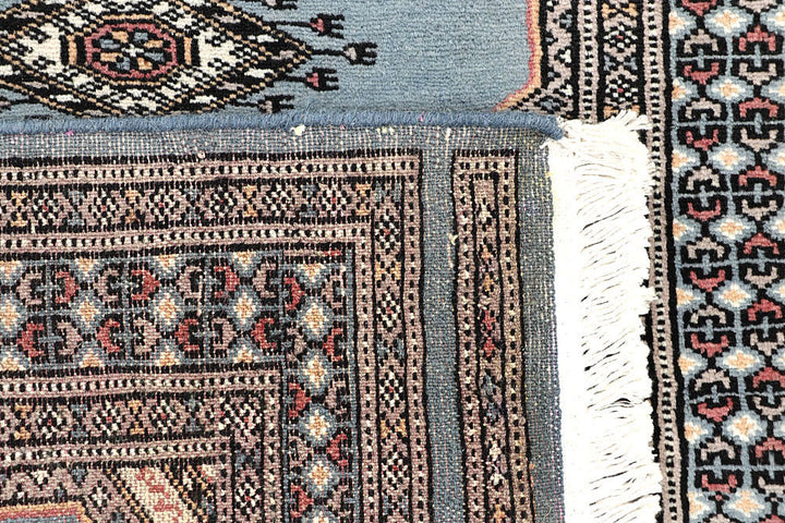 Light Steel Blue Jaldar 2' 4 x 8' 11 - No. 58960 - ALRUG Rug Store