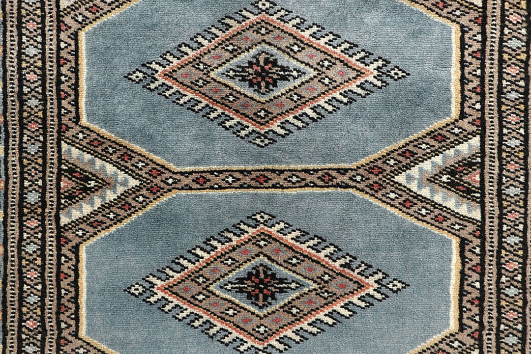 Light Steel Blue Jaldar 2'  4" x 9'  7" - No. QA93346