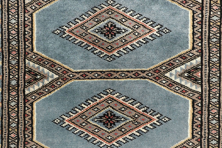 Light Steel Blue Jaldar 2'  4" x 9'  7" - No. QA93346