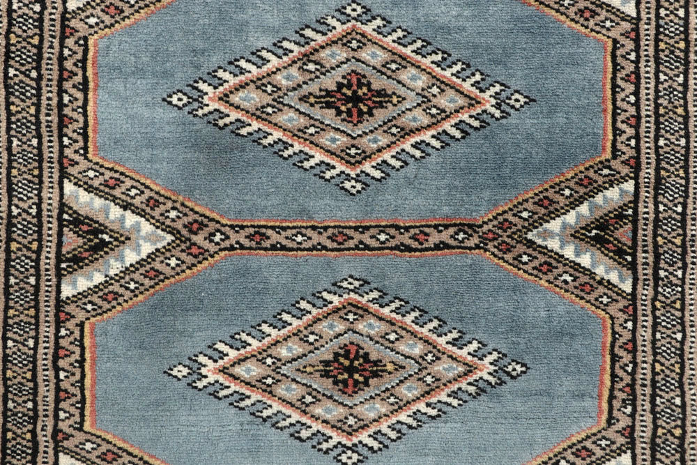 Light Slate Grey Jaldar 2' 4 x 8' 10 - No. 58963 - ALRUG Rug Store