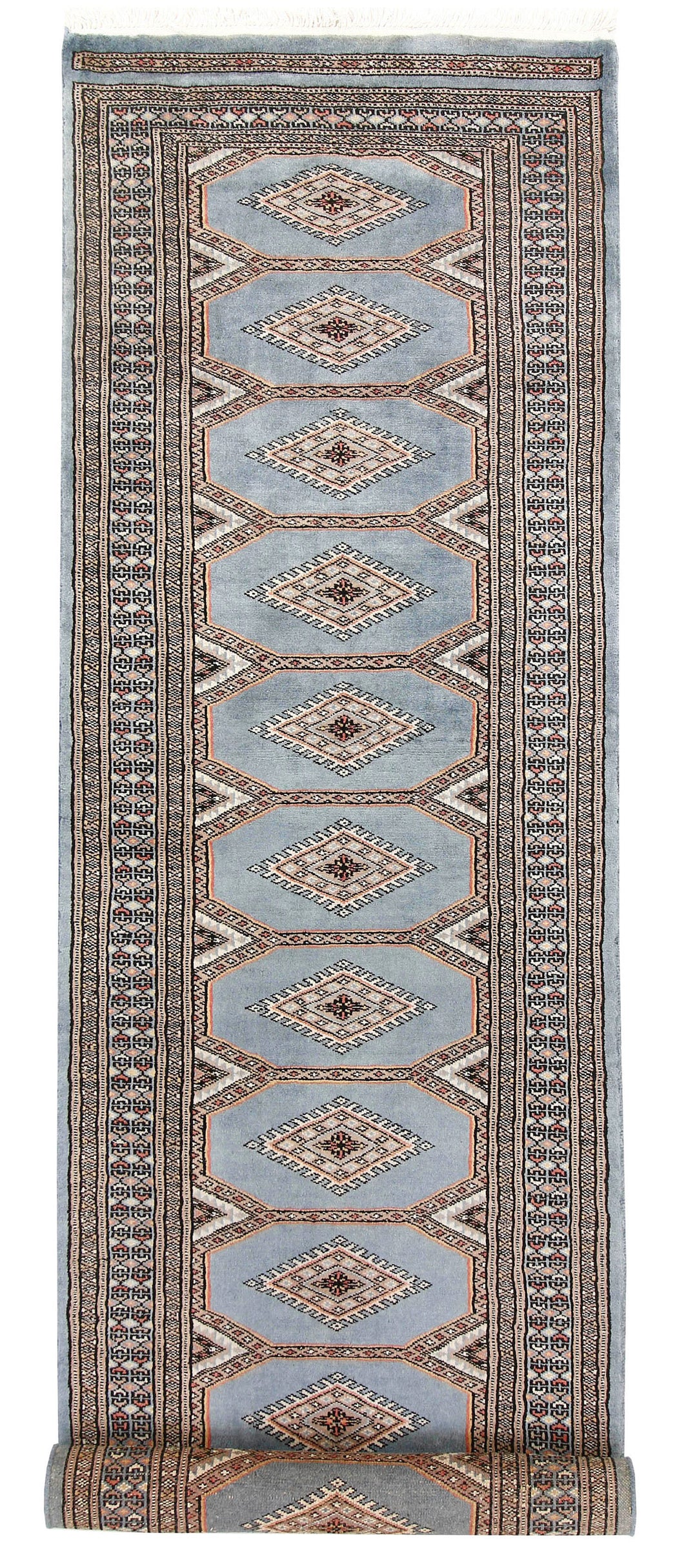 Light Slate Grey Jaldar 2' 4 x 8' 10 - No. 58963 - ALRUG Rug Store