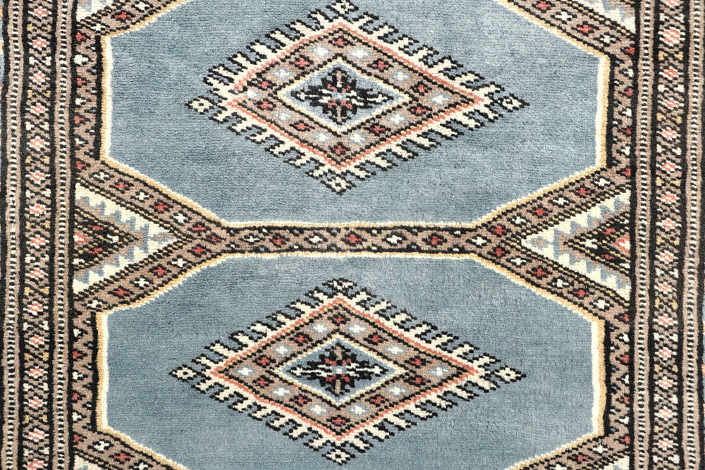 Light Slate Grey Jaldar 2' 4 x 8' 10 - No. 58964 - ALRUG Rug Store