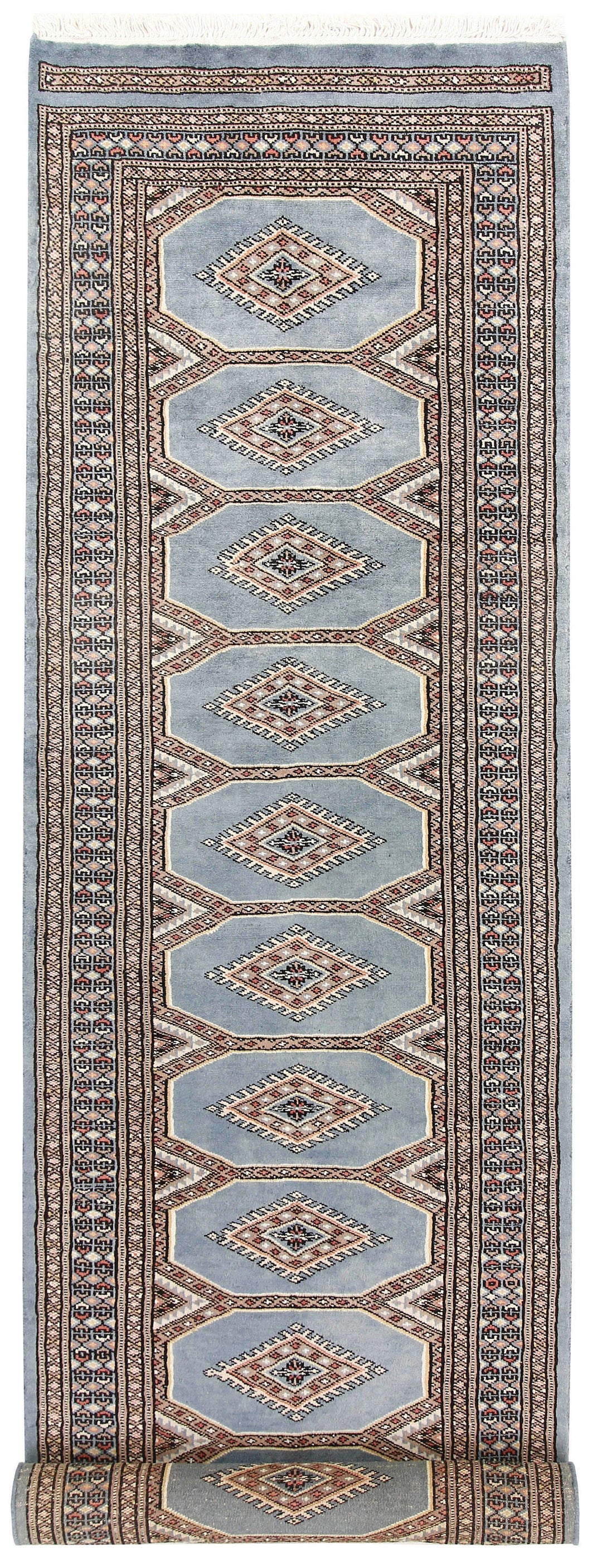 Light Slate Grey Jaldar 2' 4 x 8' 10 - No. 58964 - ALRUG Rug Store