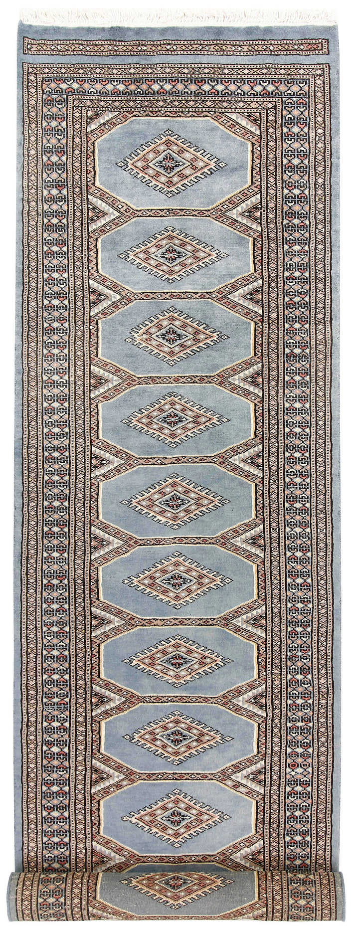 Light Slate Grey Jaldar 2' 4 x 8' 10 - No. 58964 - ALRUG Rug Store