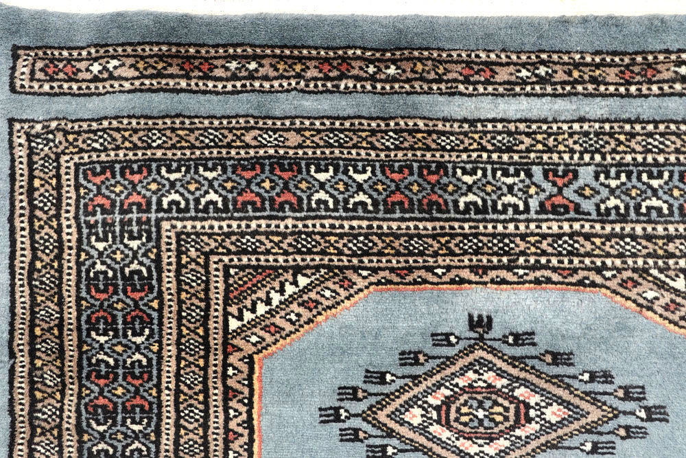 Light Slate Grey Jaldar 2' 4 x 9' 1 - No. 58965 - ALRUG Rug Store