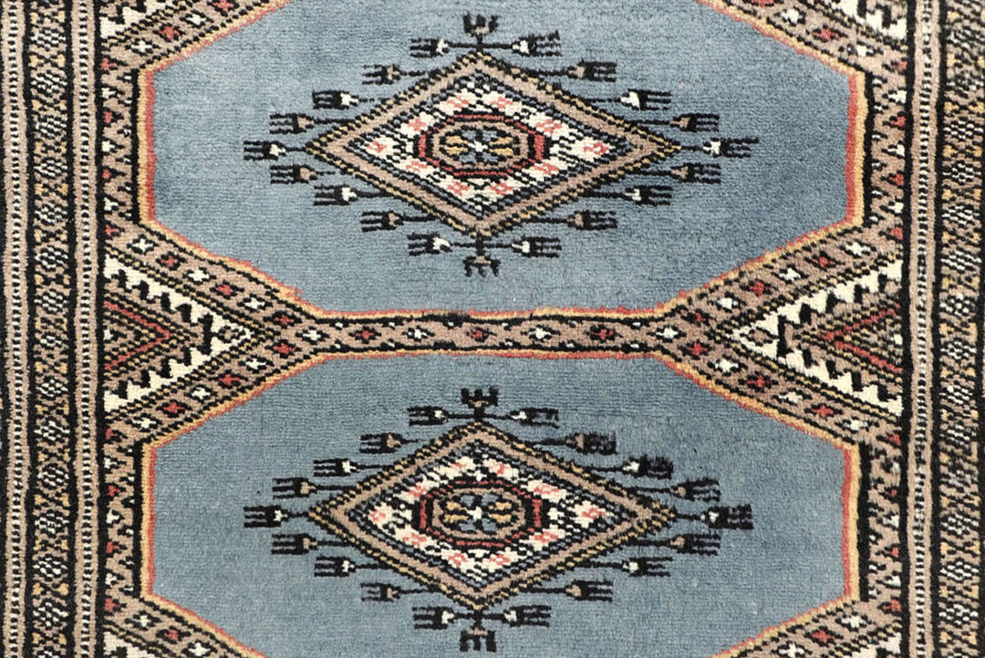 Light Slate Grey Jaldar 2'  4" x 9'  1" - No. QA65287