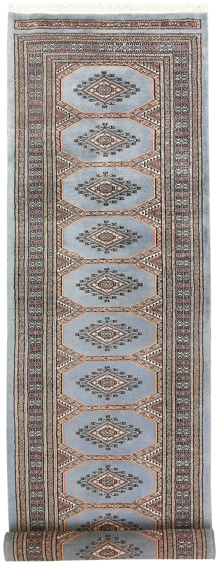 Light Slate Grey Jaldar 2'  4" x 9'  1" - No. QA65287