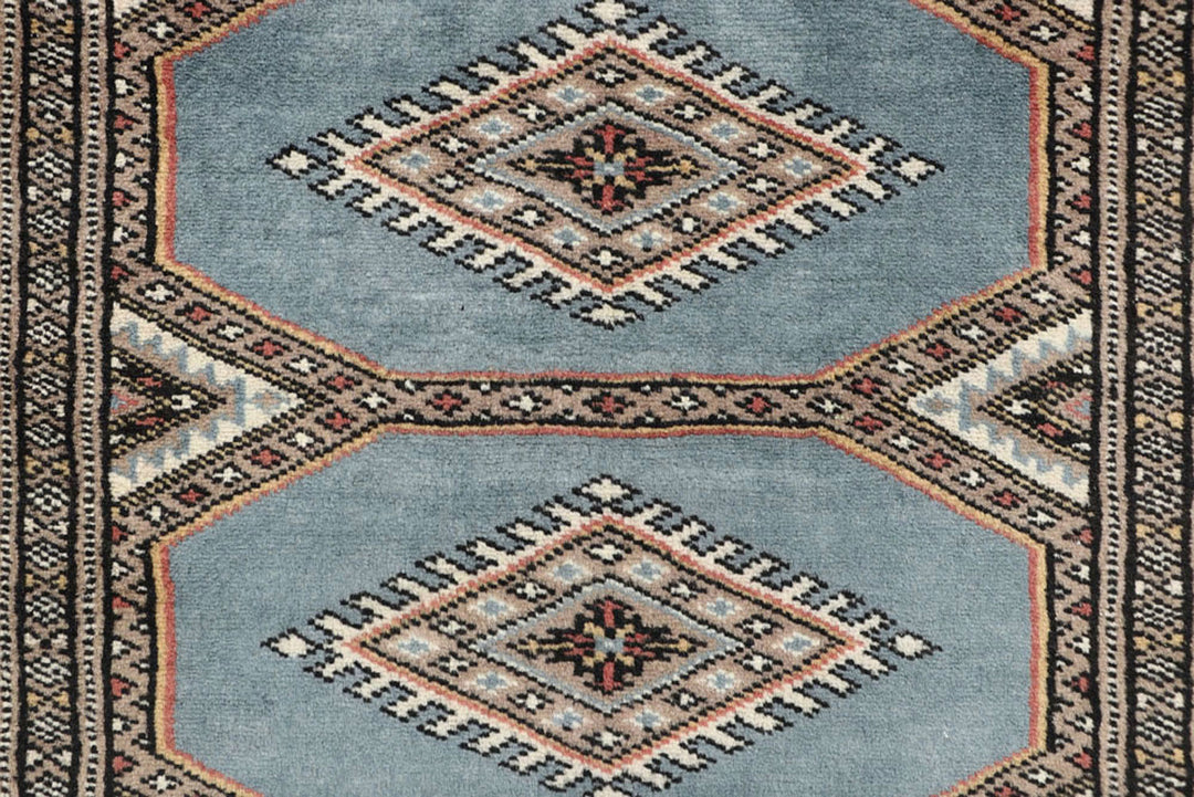 Light Steel Blue Jaldar 2'  4" x 9'  1" - No. QA46225