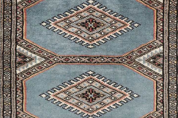 Light Steel Blue Jaldar 2'  4" x 9'  1" - No. QA46225