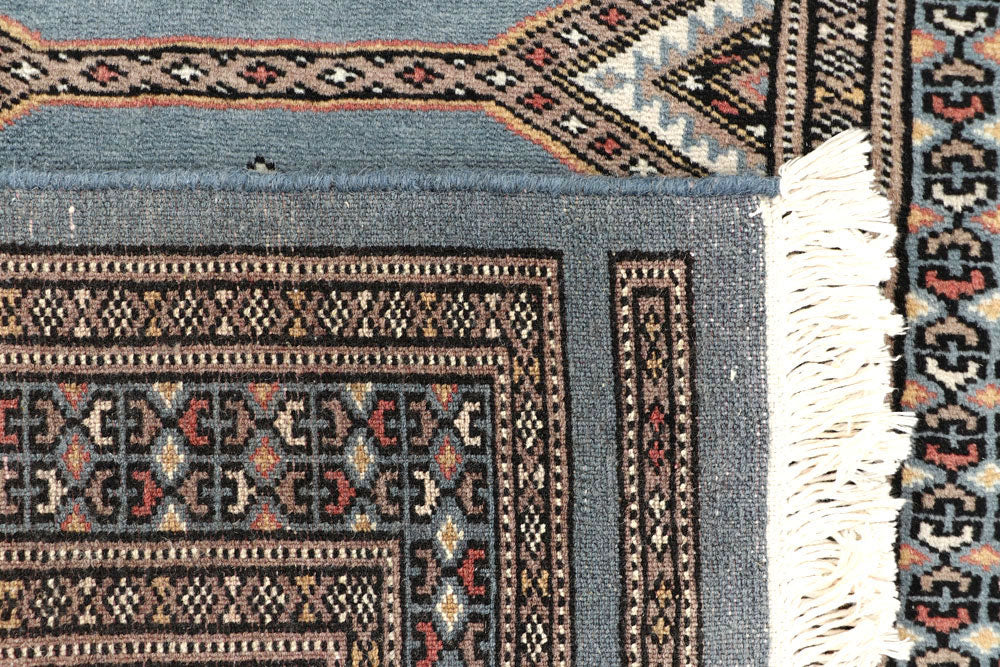 Light Steel Blue Jaldar 2' 4 x 9' 1 - No. 58966 - ALRUG Rug Store
