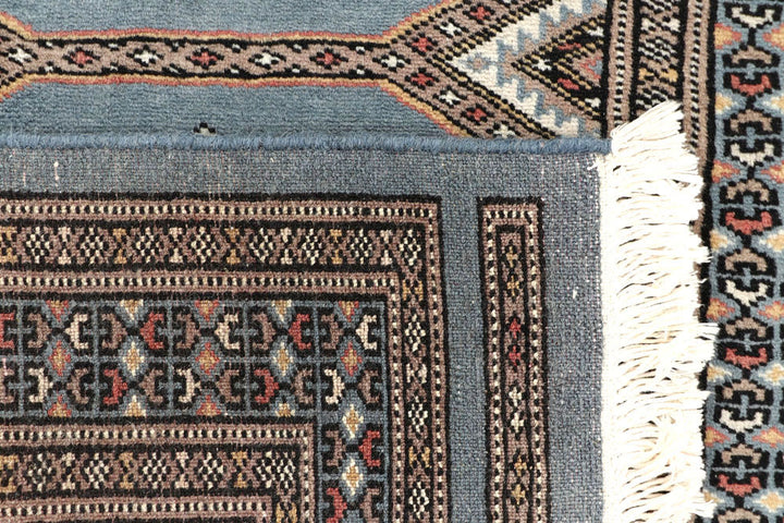 Light Steel Blue Jaldar 2' 4 x 9' 1 - No. 58966 - ALRUG Rug Store