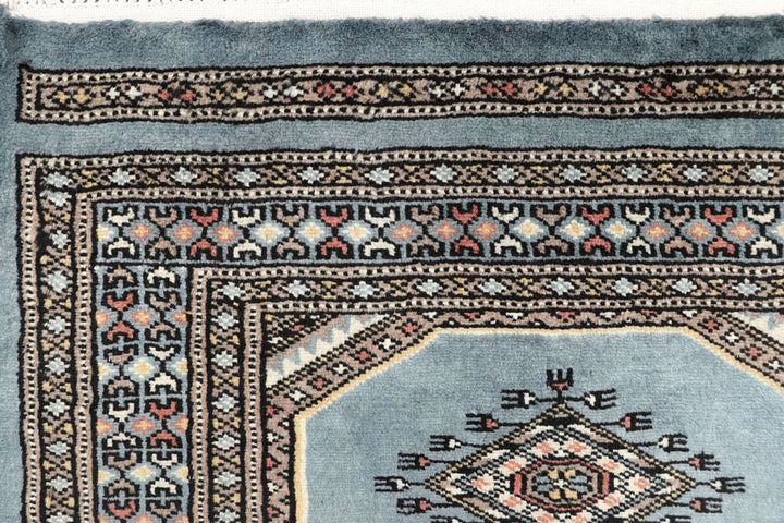 Light Slate Grey Jaldar 2' 3 x 9' - No. 58967 - ALRUG Rug Store