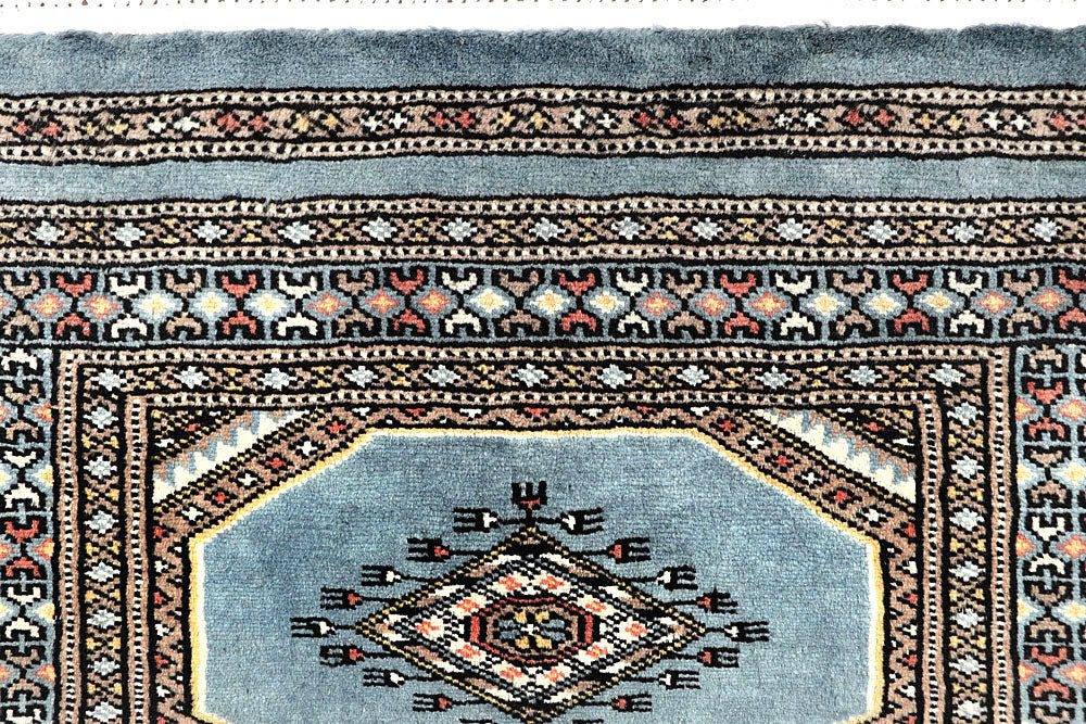 Light Slate Grey Jaldar 2' 3 x 9' - No. 58967 - ALRUG Rug Store