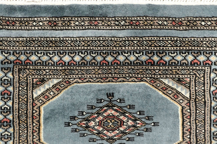 Light Slate Grey Jaldar 2' 4 x 9' 1 - No. 58968 - ALRUG Rug Store