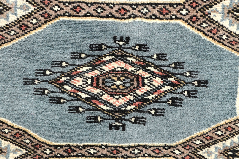 Light Slate Grey Jaldar 2' 4 x 8' 10 - No. 58970 - ALRUG Rug Store
