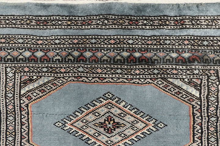 Light Slate Grey Jaldar 2' 4 x 9' 4 - No. 58971 - ALRUG Rug Store