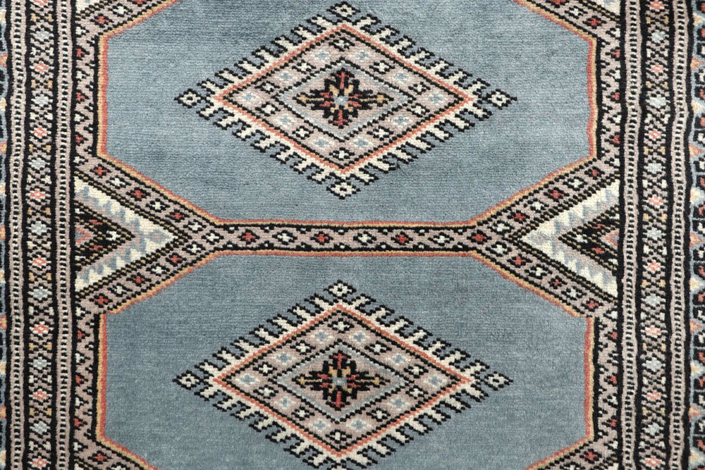 Light Slate Grey Jaldar 2' 4 x 9' 4 - No. 58971 - ALRUG Rug Store