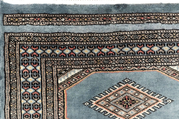 Light Slate Grey Jaldar 2' 4 x 8' 10 - No. 58972 - ALRUG Rug Store