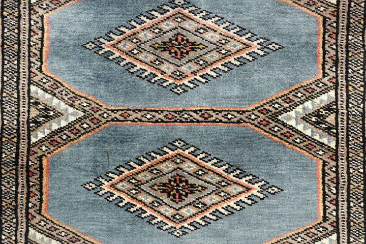 Light Slate Grey Jaldar 2' 4 x 8' 10 - No. 58972 - ALRUG Rug Store