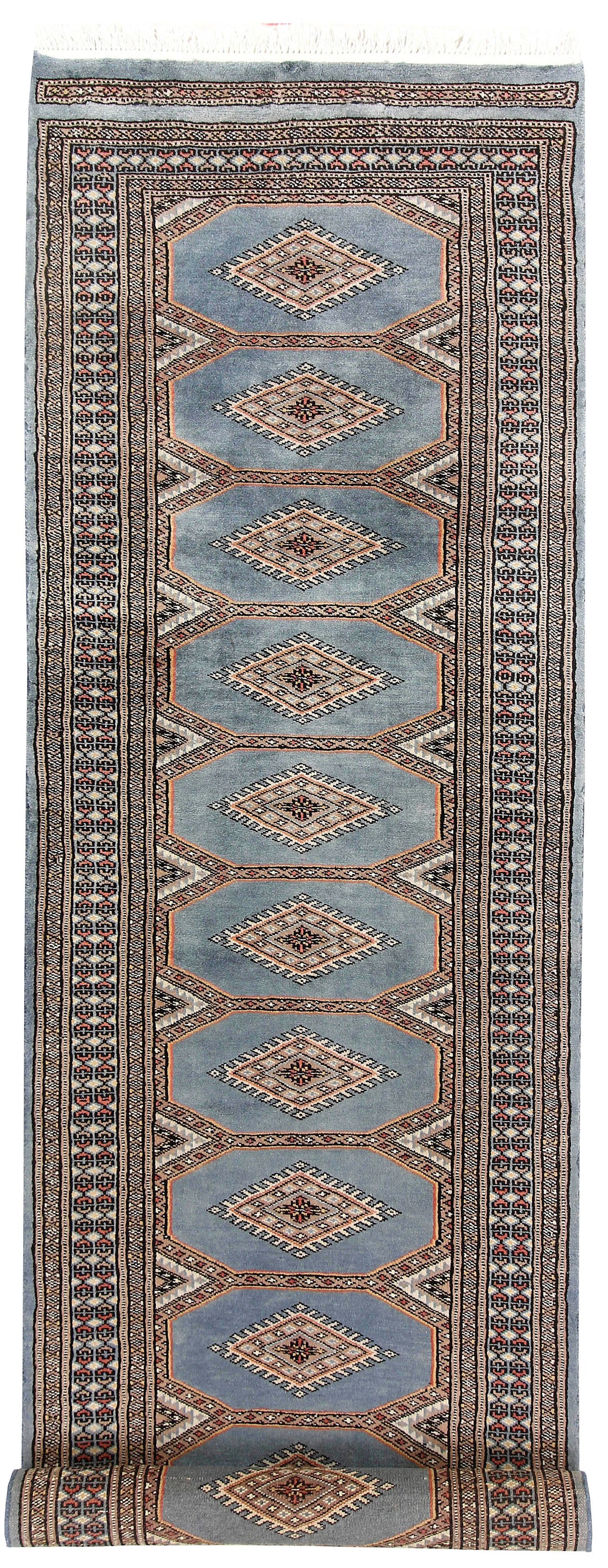 Light Slate Grey Jaldar 2' 4 x 8' 10 - No. 58972 - ALRUG Rug Store