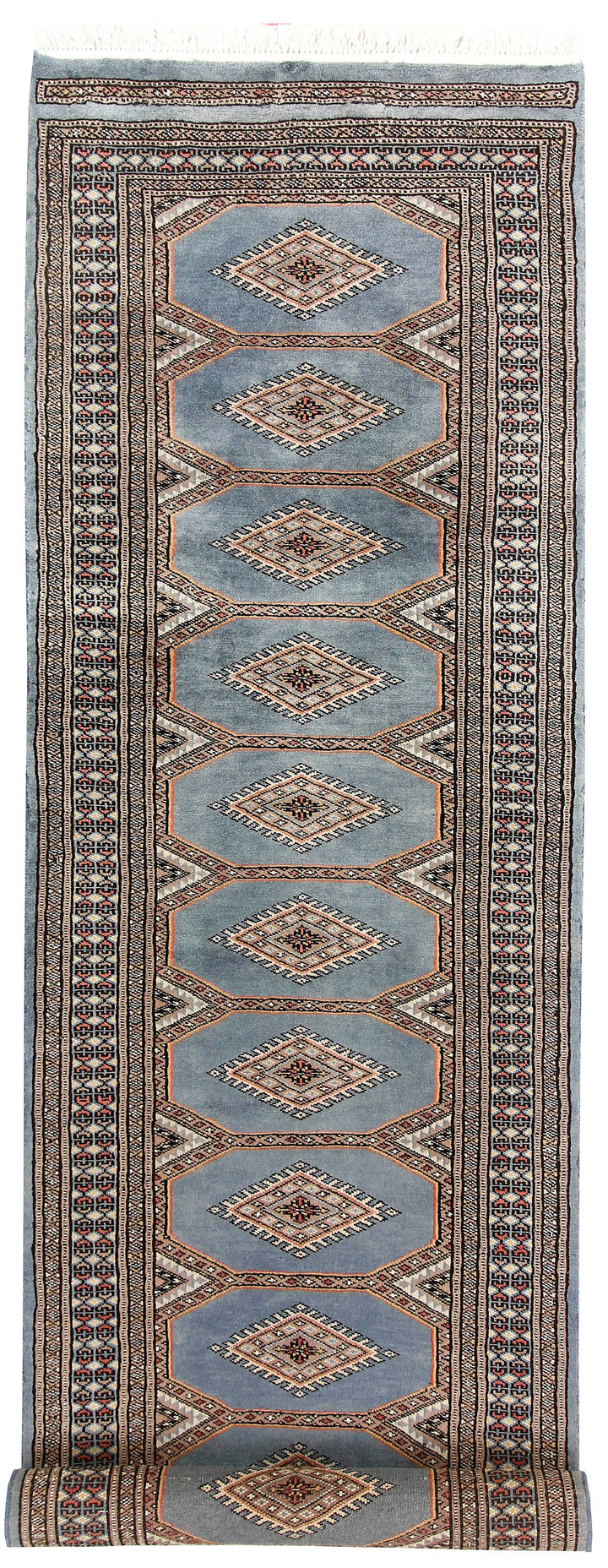 Light Slate Grey Jaldar 2' 4 x 8' 10 - No. 58972 - ALRUG Rug Store