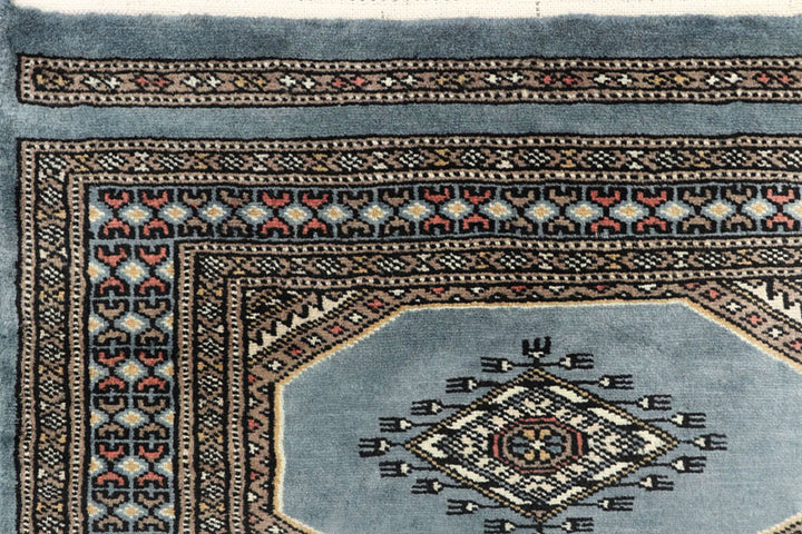 Light Slate Grey Jaldar 2' 4 x 9' - No. 58973 - ALRUG Rug Store