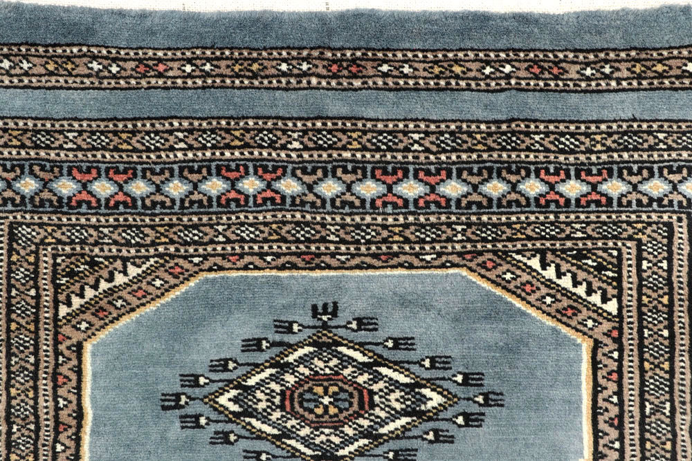 Light Slate Grey Jaldar 2' 4 x 9' - No. 58973 - ALRUG Rug Store