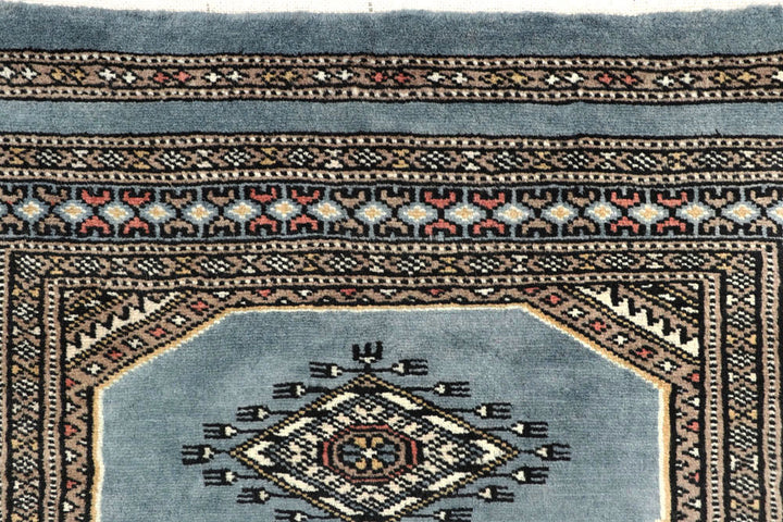 Light Slate Grey Jaldar 2' 4 x 9' - No. 58973 - ALRUG Rug Store