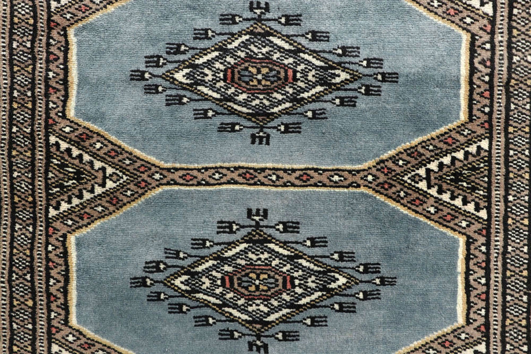 Light Slate Grey Jaldar 2'  4" x 9' " - No. QA98724