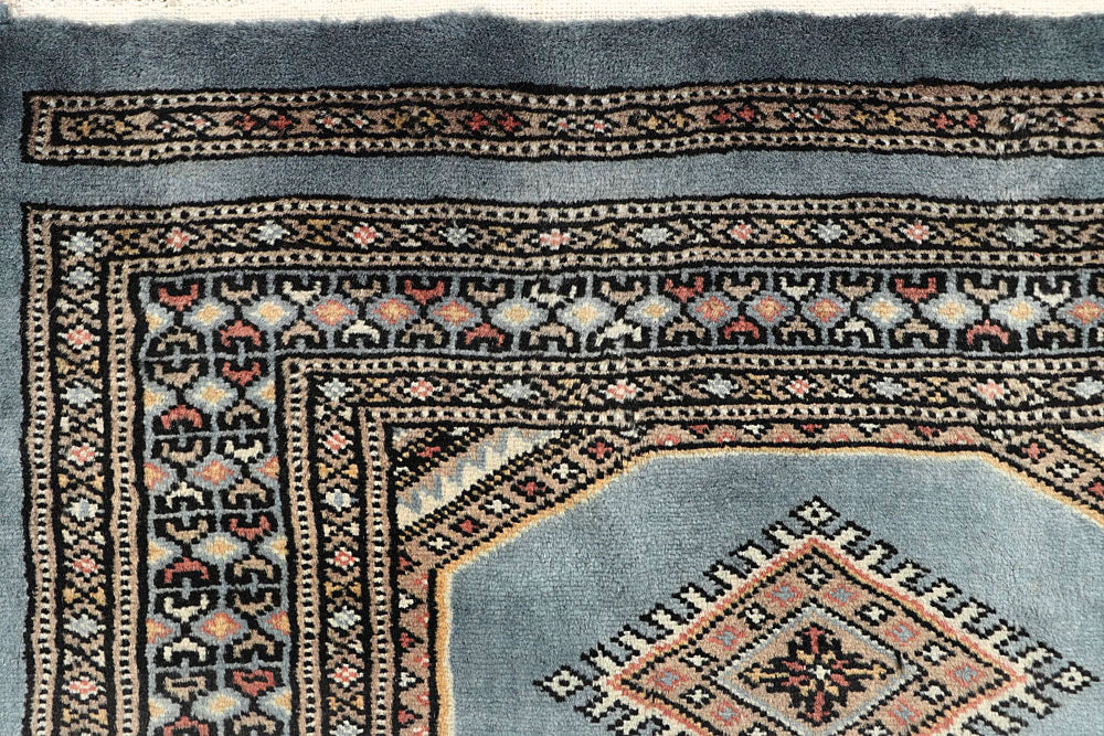 Light Slate Grey Jaldar 2' 4 x 9' 8 - No. 58974 - ALRUG Rug Store