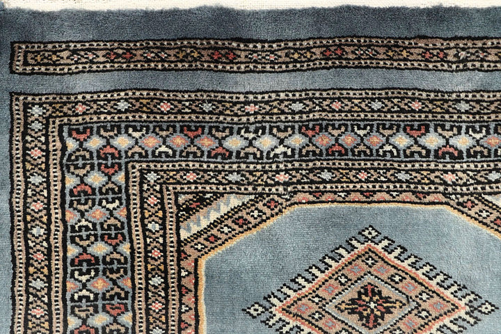 Light Slate Grey Jaldar 2' 4 x 9' 8 - No. 58974 - ALRUG Rug Store