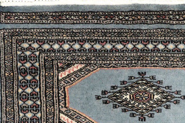 Light Steel Blue Jaldar 2' 4 x 8' 11 - No. 58975 - ALRUG Rug Store