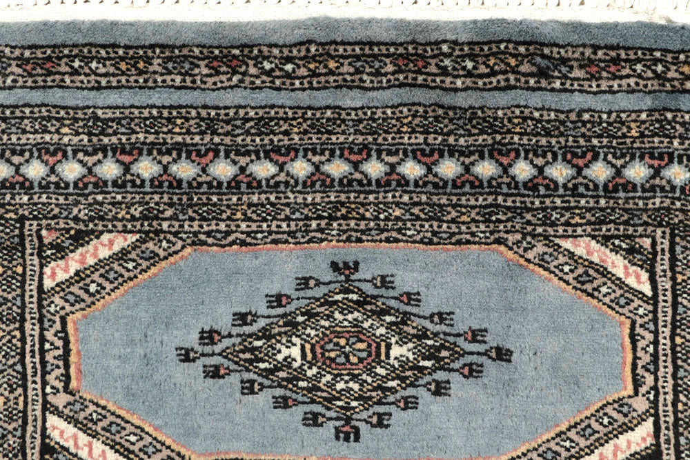 Light Steel Blue Jaldar 2' 4 x 8' 11 - No. 58975 - ALRUG Rug Store