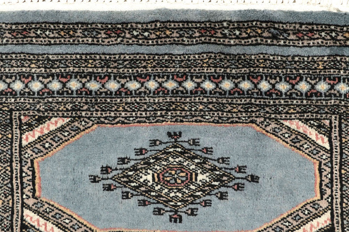 Light Steel Blue Jaldar 2' 4 x 8' 11 - No. 58975 - ALRUG Rug Store