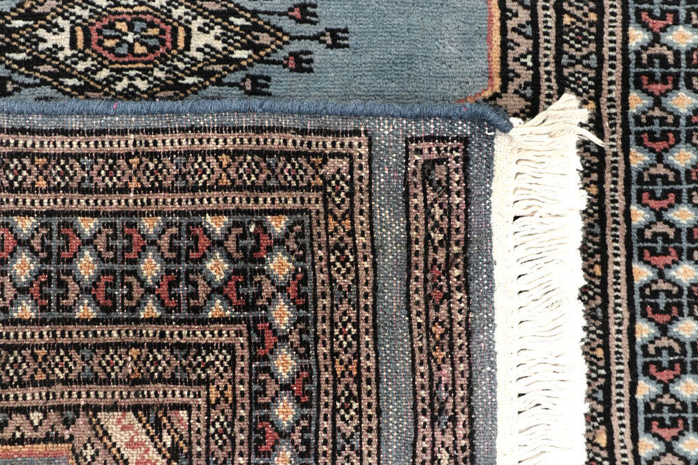 Light Steel Blue Jaldar 2' 4 x 8' 11 - No. 58975 - ALRUG Rug Store