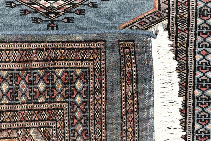 Light Steel Blue Jaldar 2' 4 x 9' - No. 58976 - ALRUG Rug Store