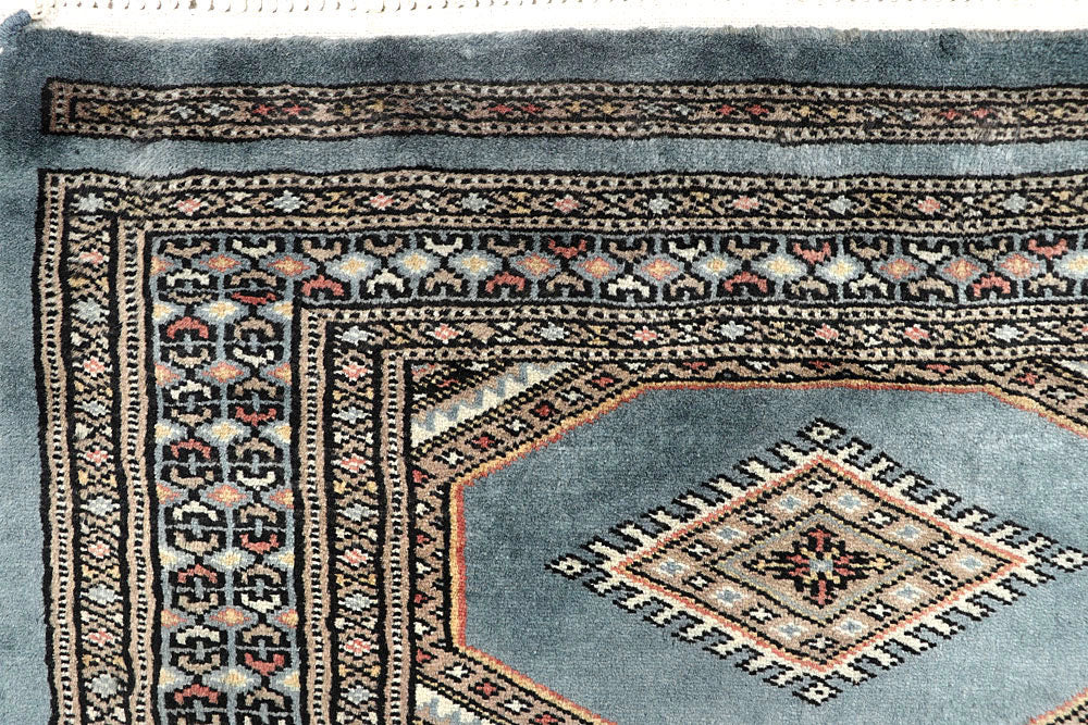 Light Slate Grey Jaldar 2' 4 x 9' 5 - No. 58977 - ALRUG Rug Store