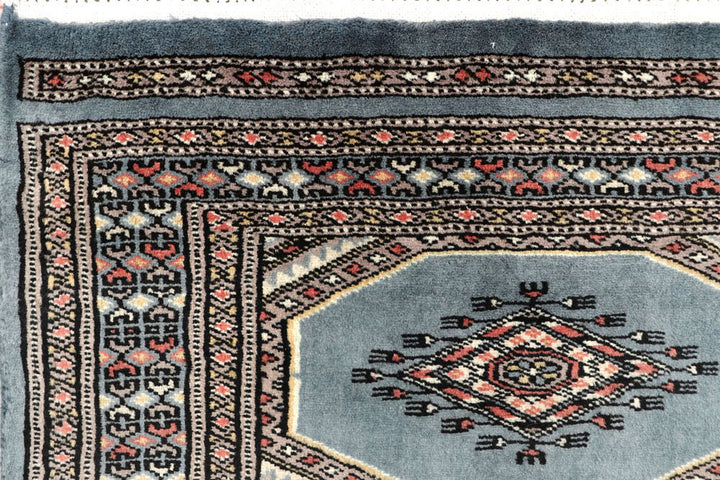 Light Slate Grey Jaldar 2' 4 x 9' 1 - No. 58978 - ALRUG Rug Store