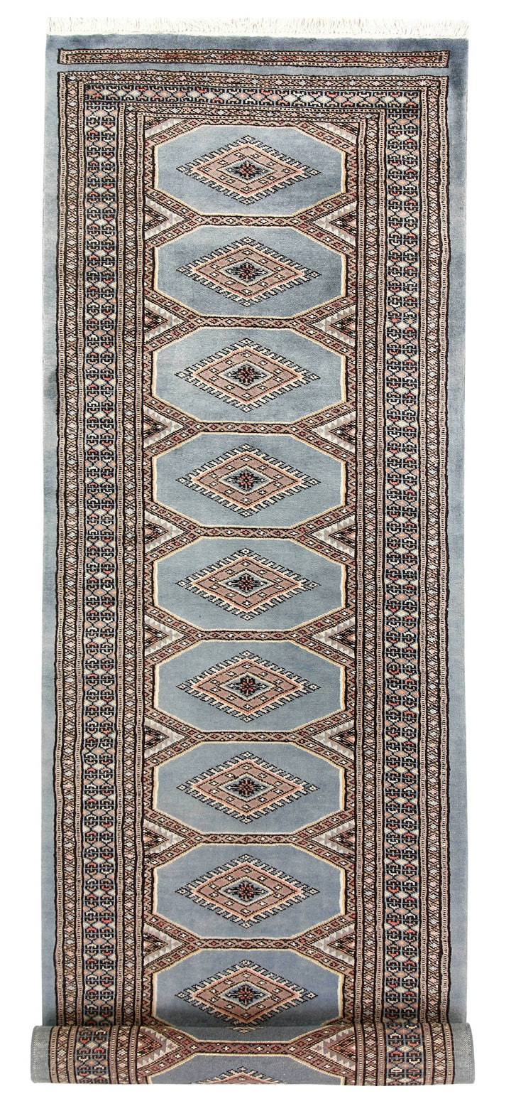 Light Slate Grey Jaldar 2'  5" x 9'  3" - No. QA72681